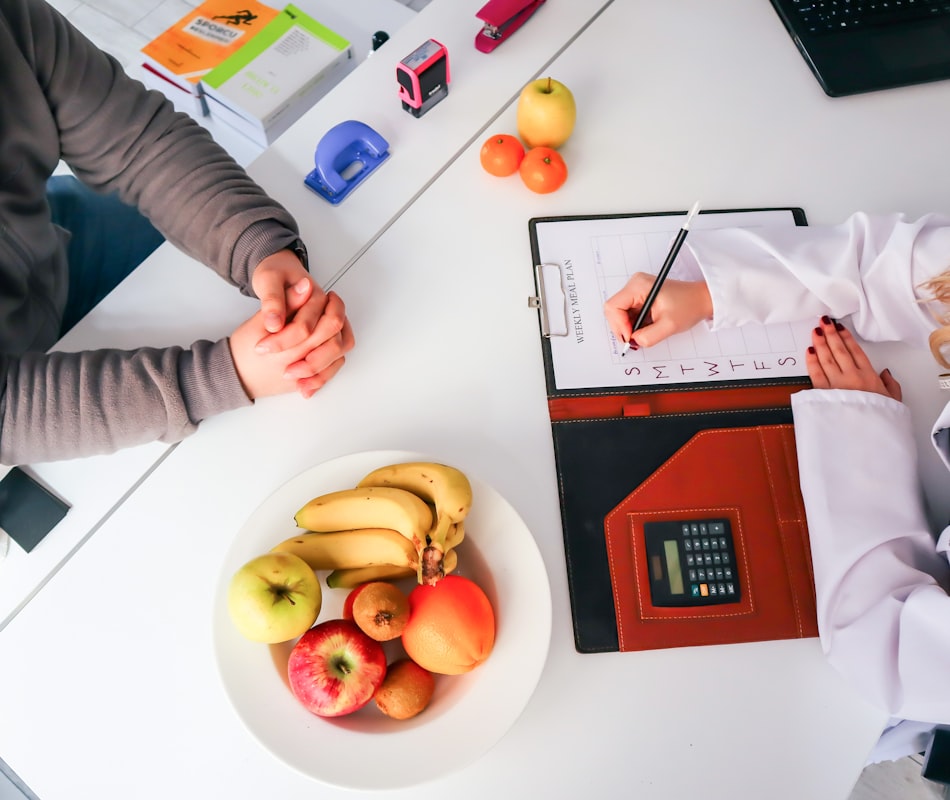 Ernährungsberaterin bei Online-Sprechstunde
